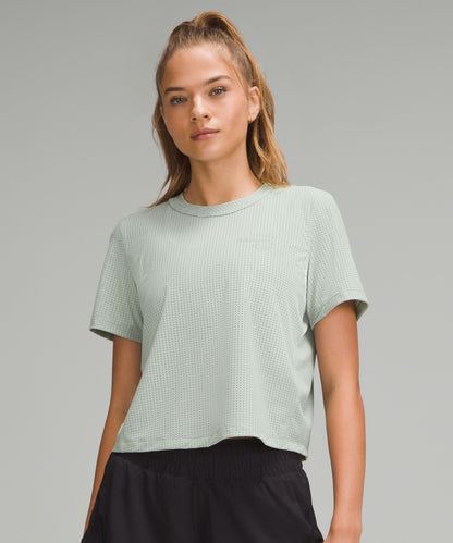 Lululemon Women's Breathable Running Short-Sleeve Shirt *Graphic