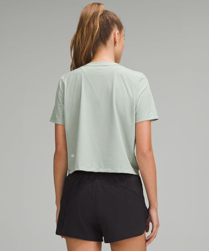 Lululemon Women's Breathable Running Short-Sleeve Shirt *Graphic