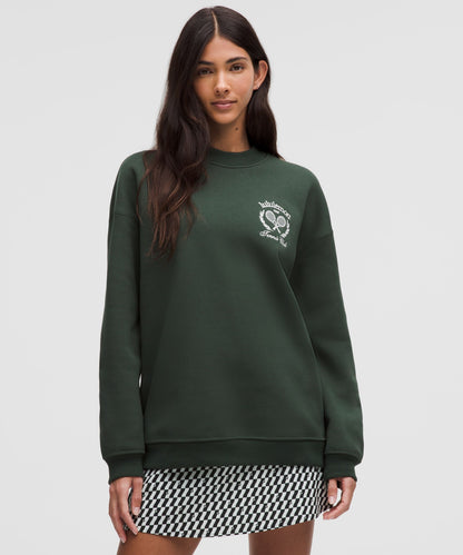 Lululemon Women's Heavyweight Fleece Pullover *Tennis Club