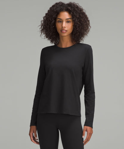 Lululemon Women's Organic Cotton Crewneck Long-Sleeve Shirt