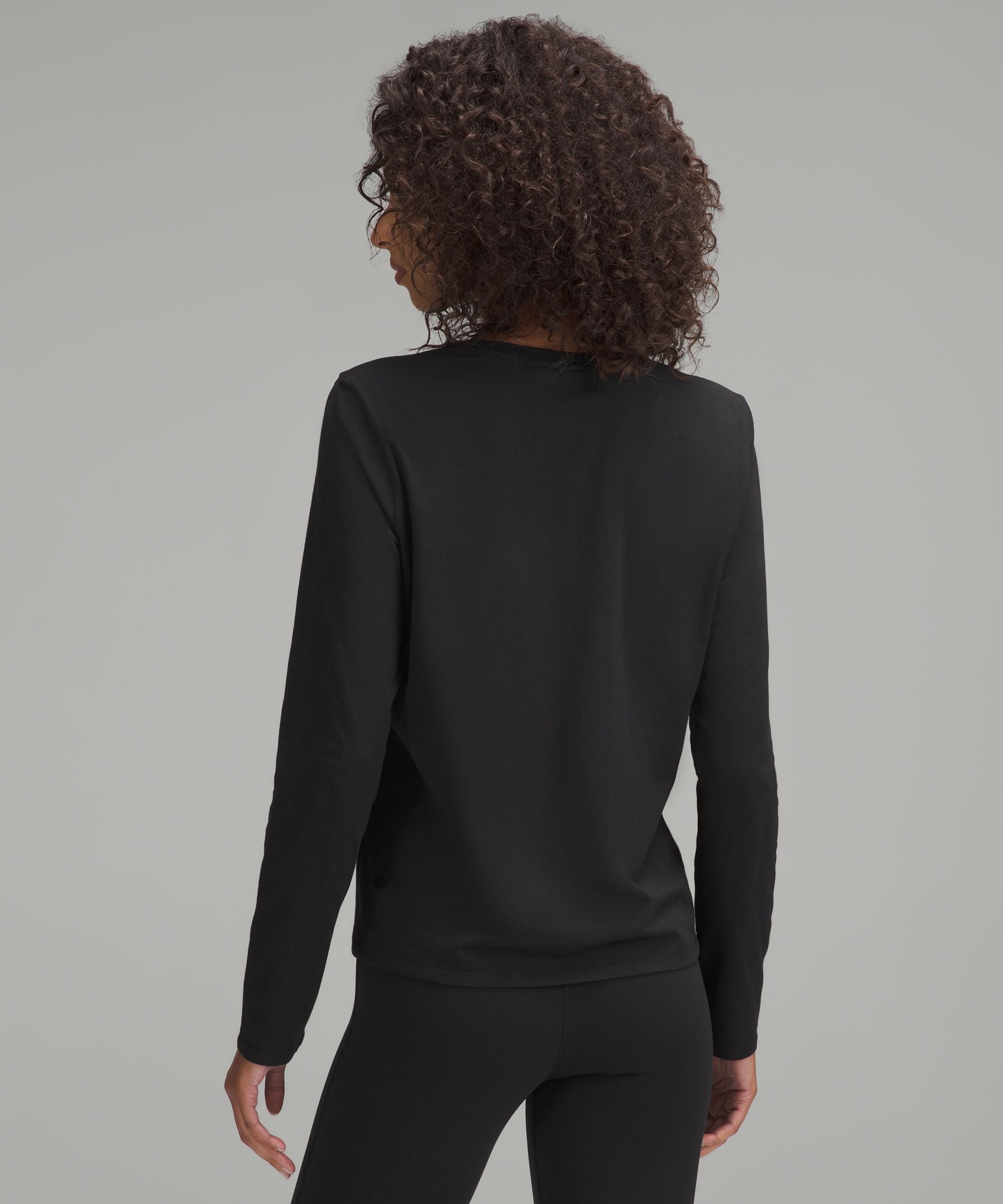 Lululemon Women's Organic Cotton Crewneck Long-Sleeve Shirt