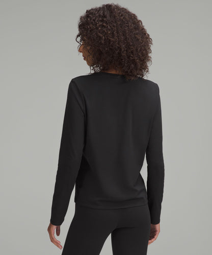 Lululemon Women's Organic Cotton Crewneck Long-Sleeve Shirt