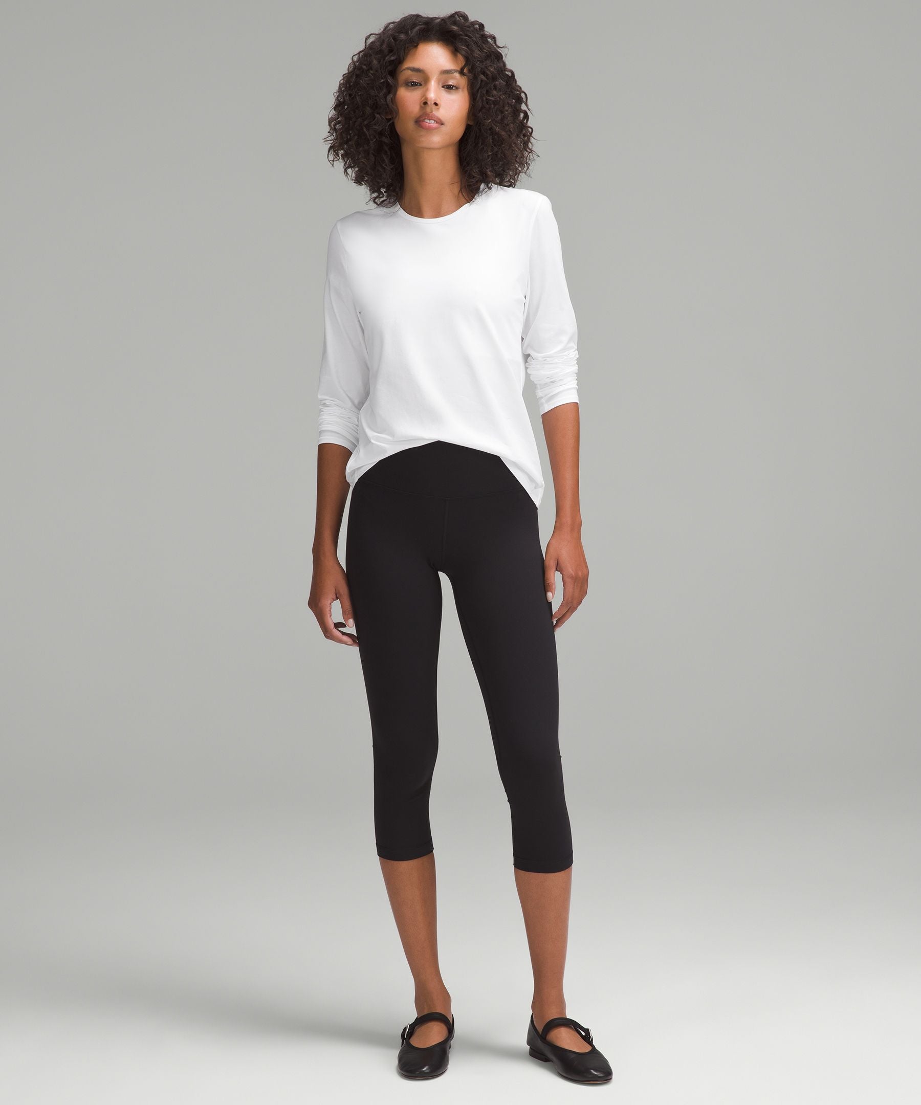 Lululemon Women's Organic Cotton Crewneck Long-Sleeve Shirt