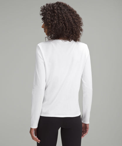 Lululemon Women's Organic Cotton Crewneck Long-Sleeve Shirt