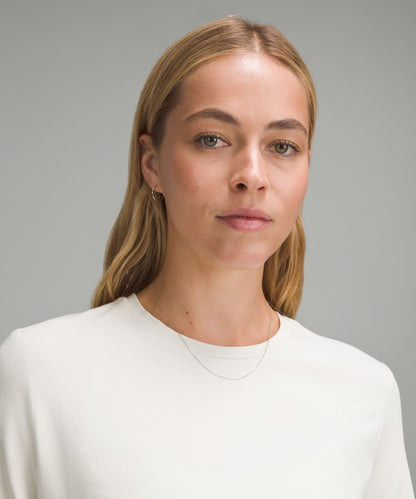 Lululemon Women's Organic Cotton Crewneck Long-Sleeve Shirt