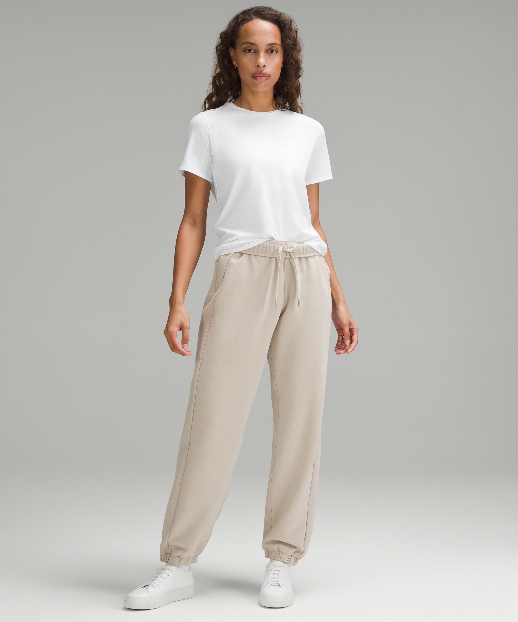 Lululemon Women's Organic Cotton Straight-Hem Crewneck T-Shirt