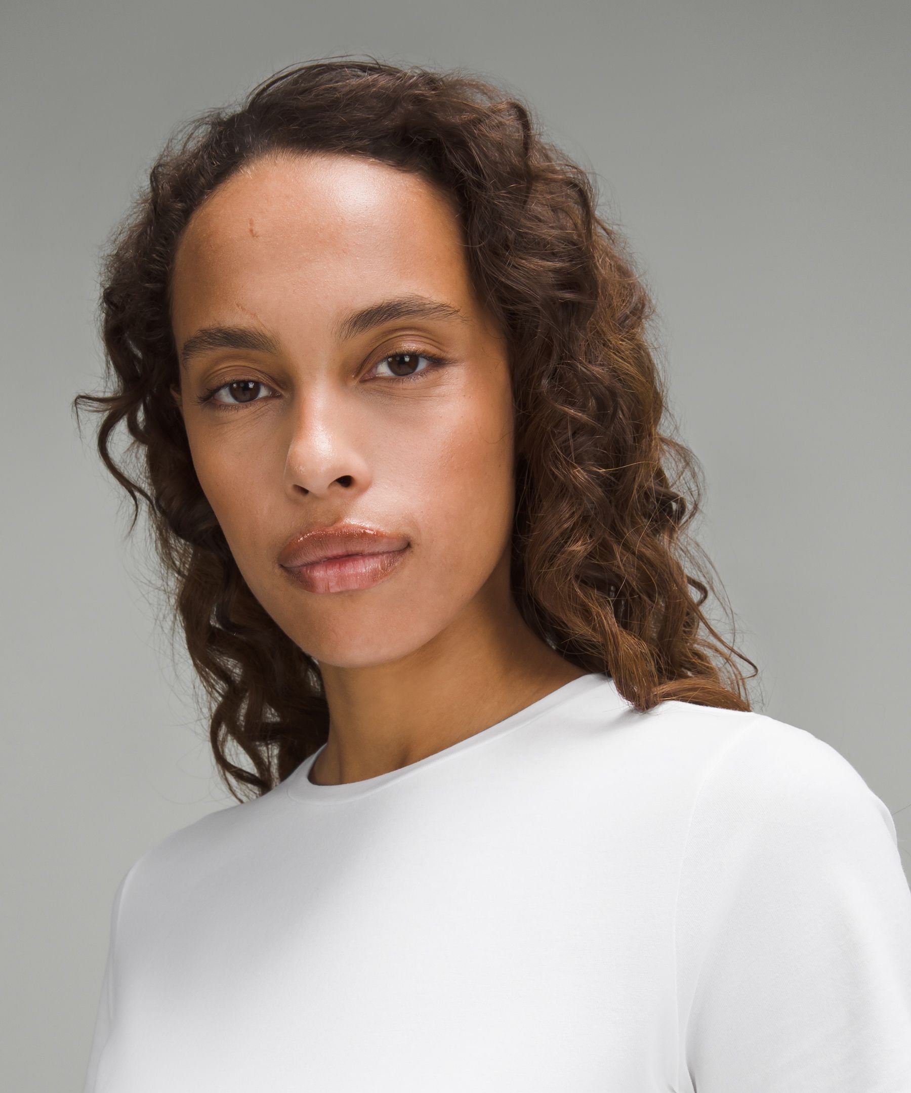 Lululemon Women's Organic Cotton Straight-Hem Crewneck T-Shirt