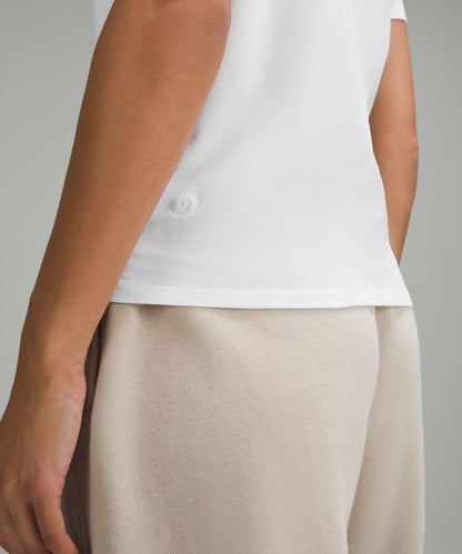 Lululemon Women's Organic Cotton Straight-Hem Crewneck T-Shirt