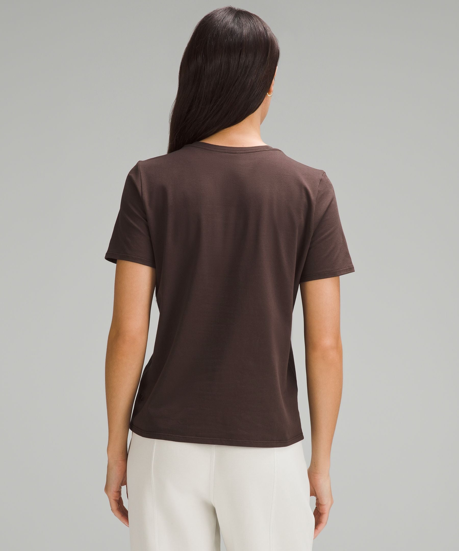 Lululemon Women's Organic Cotton Straight-Hem Crewneck T-Shirt