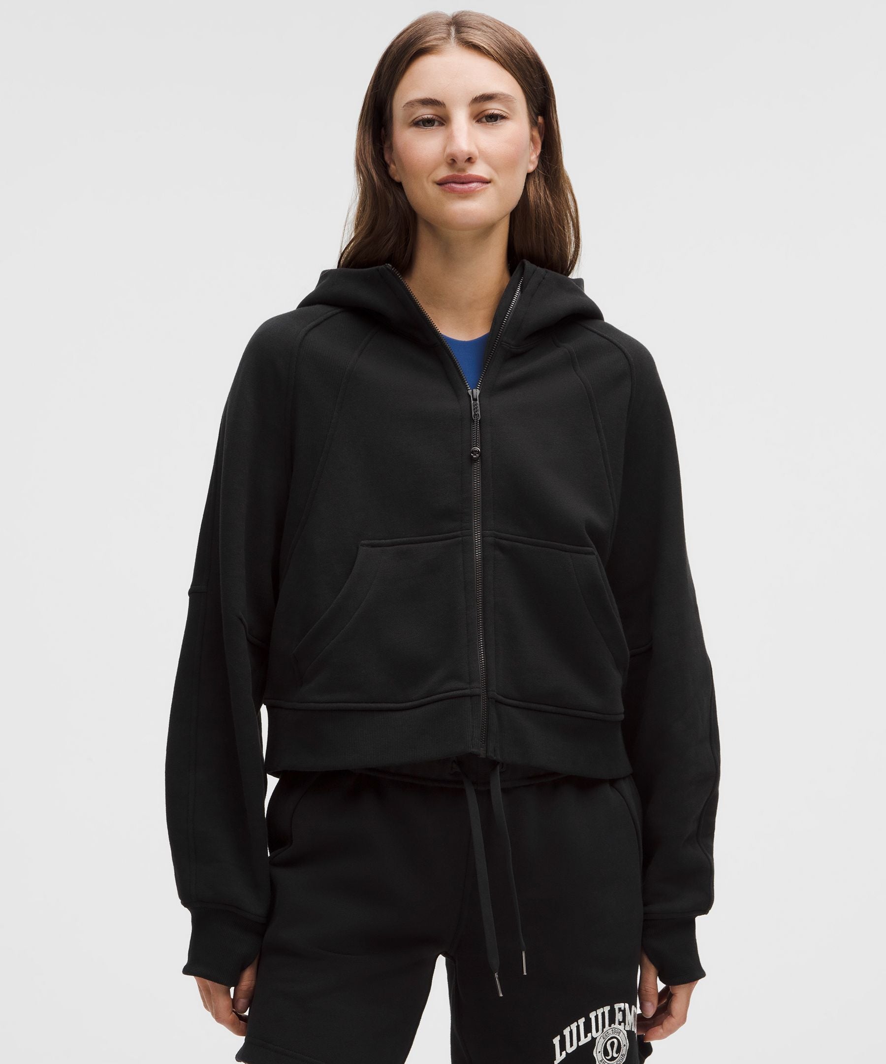 Lululemon Scuba Oversized Full-Zip Hoodie Black