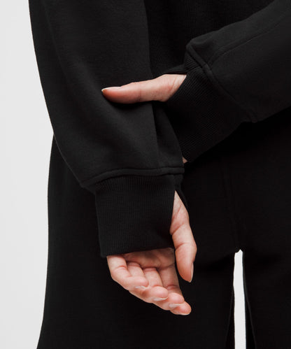 Lululemon Scuba Oversized Full-Zip Hoodie Black