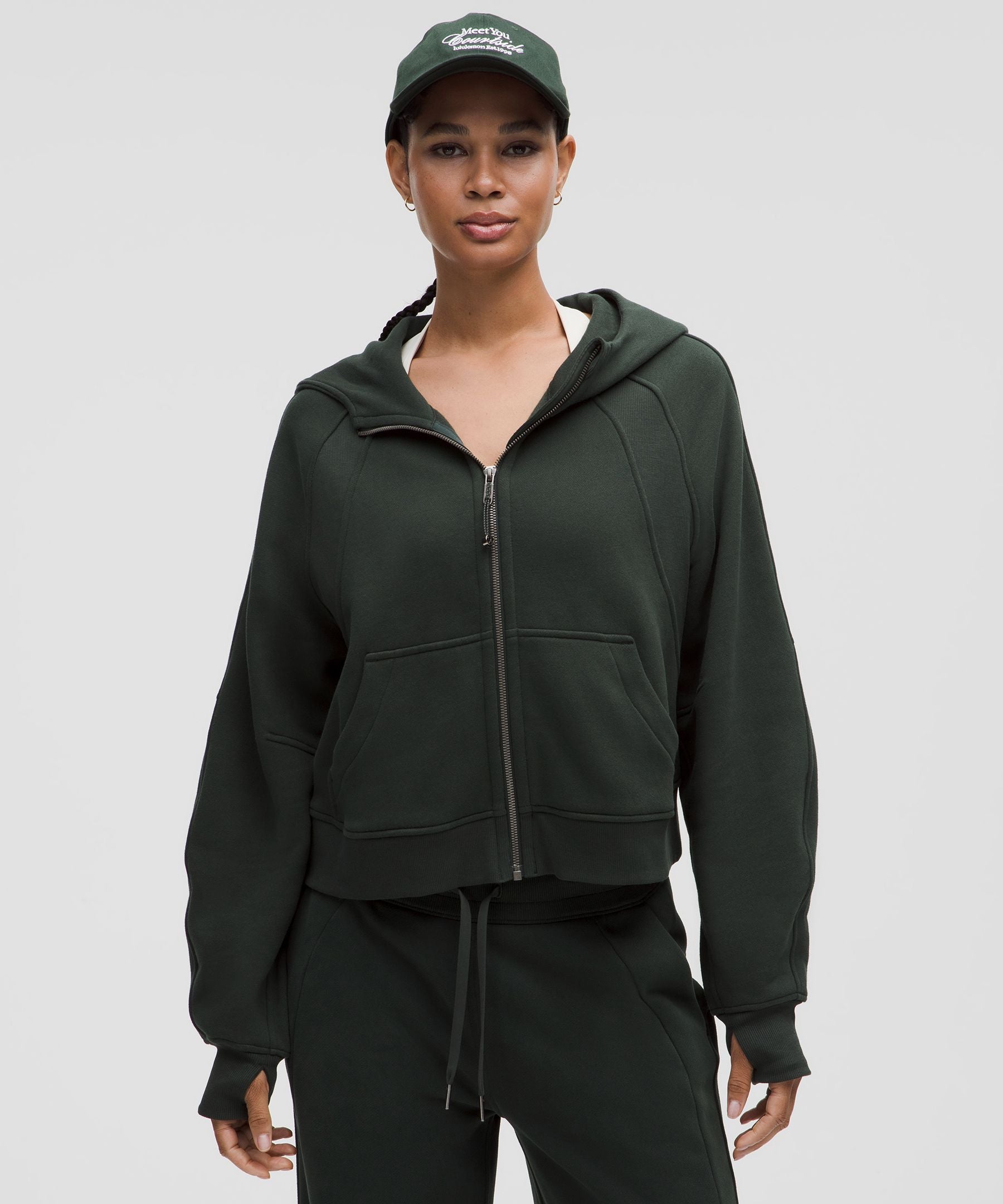 Lululemon Scuba Oversized Full-Zip Hoodie Rainforest Green