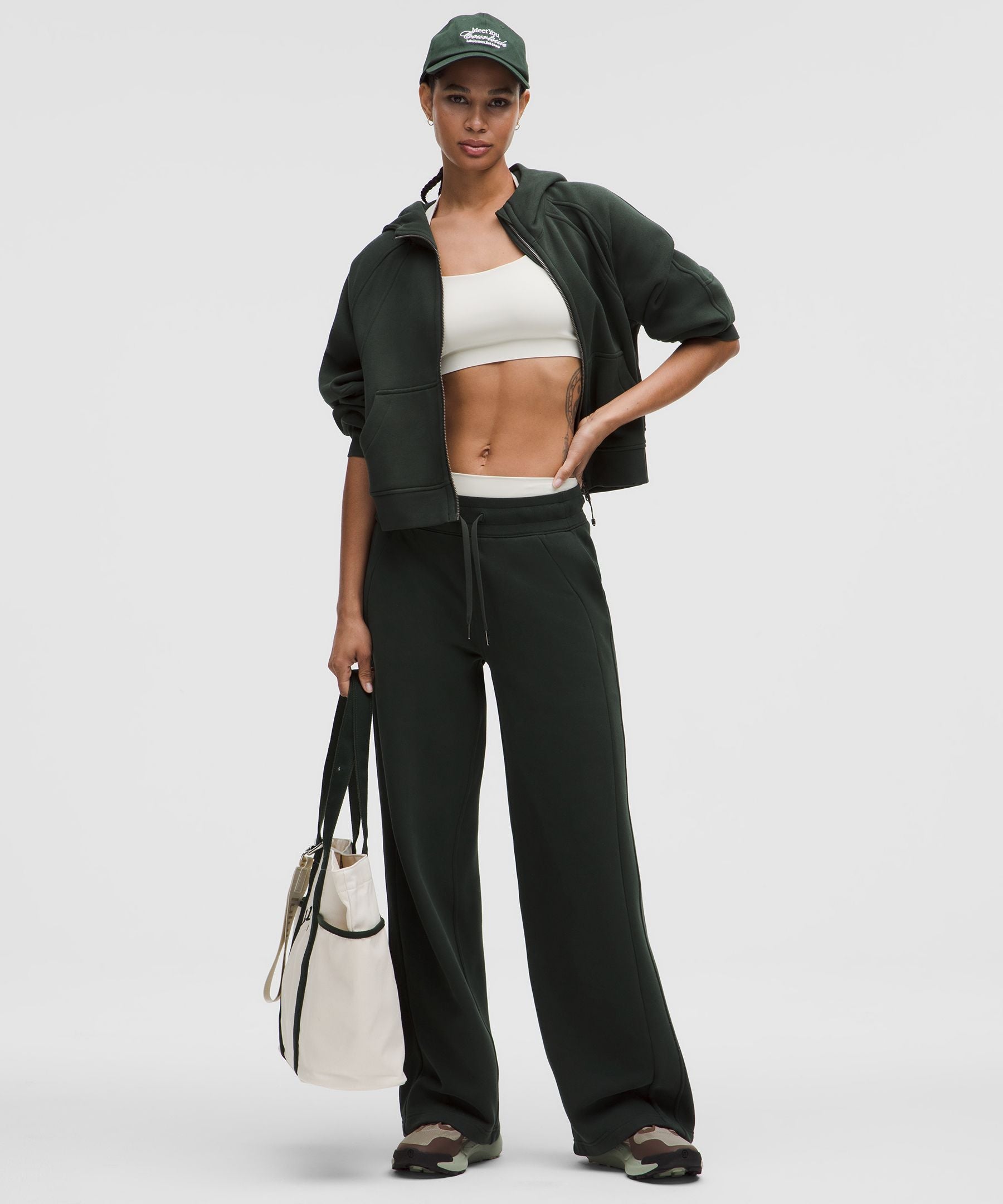 Lululemon Scuba Oversized Full-Zip Hoodie Rainforest Green