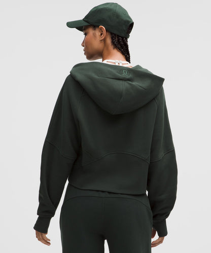 Lululemon Scuba Oversized Full-Zip Hoodie Rainforest Green