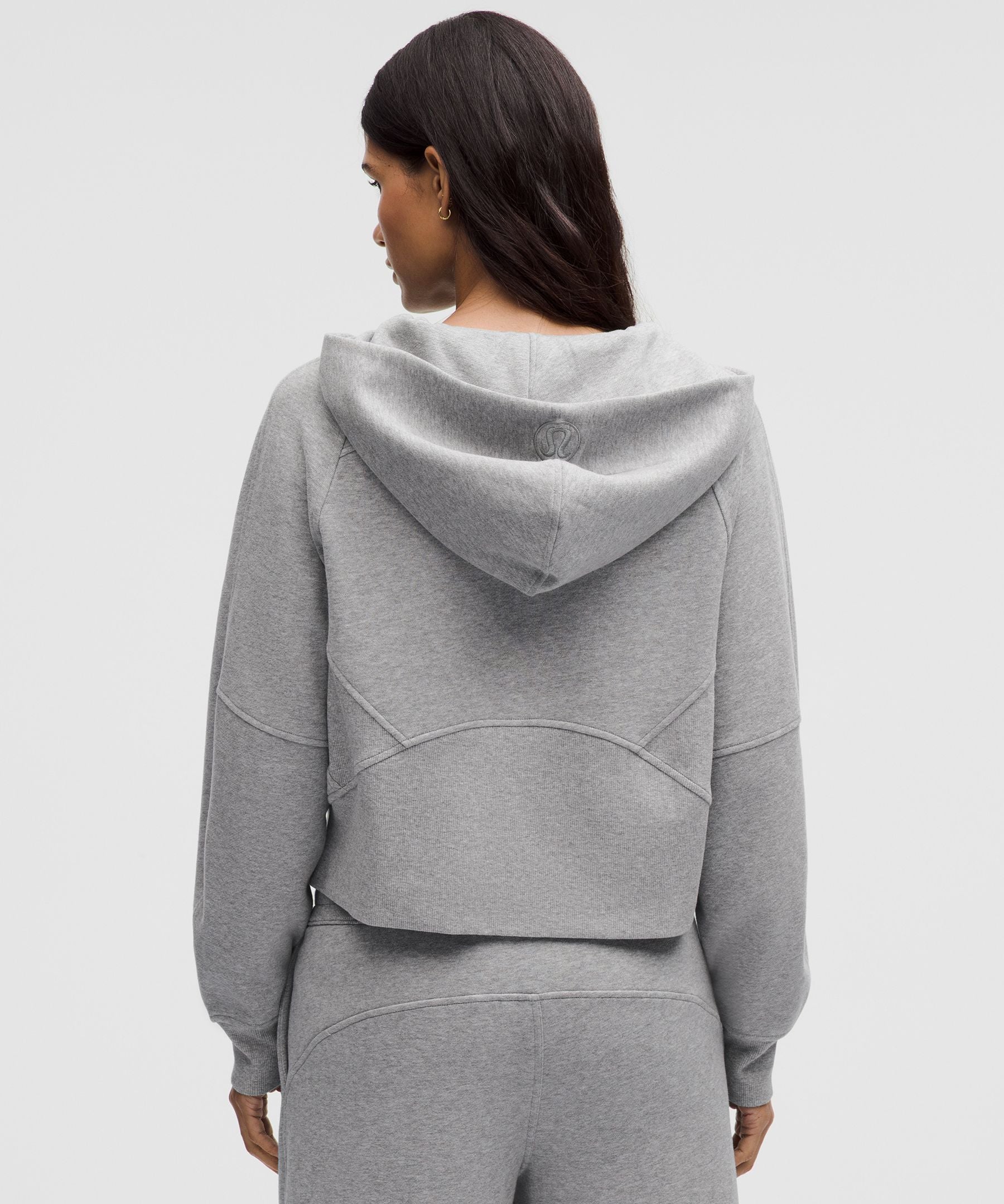 Lululemon Scuba Oversized Full-Zip Hoodie Heathered Core Medium Grey