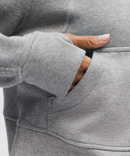 Lululemon Scuba Oversized Full-Zip Hoodie Heathered Core Medium Grey