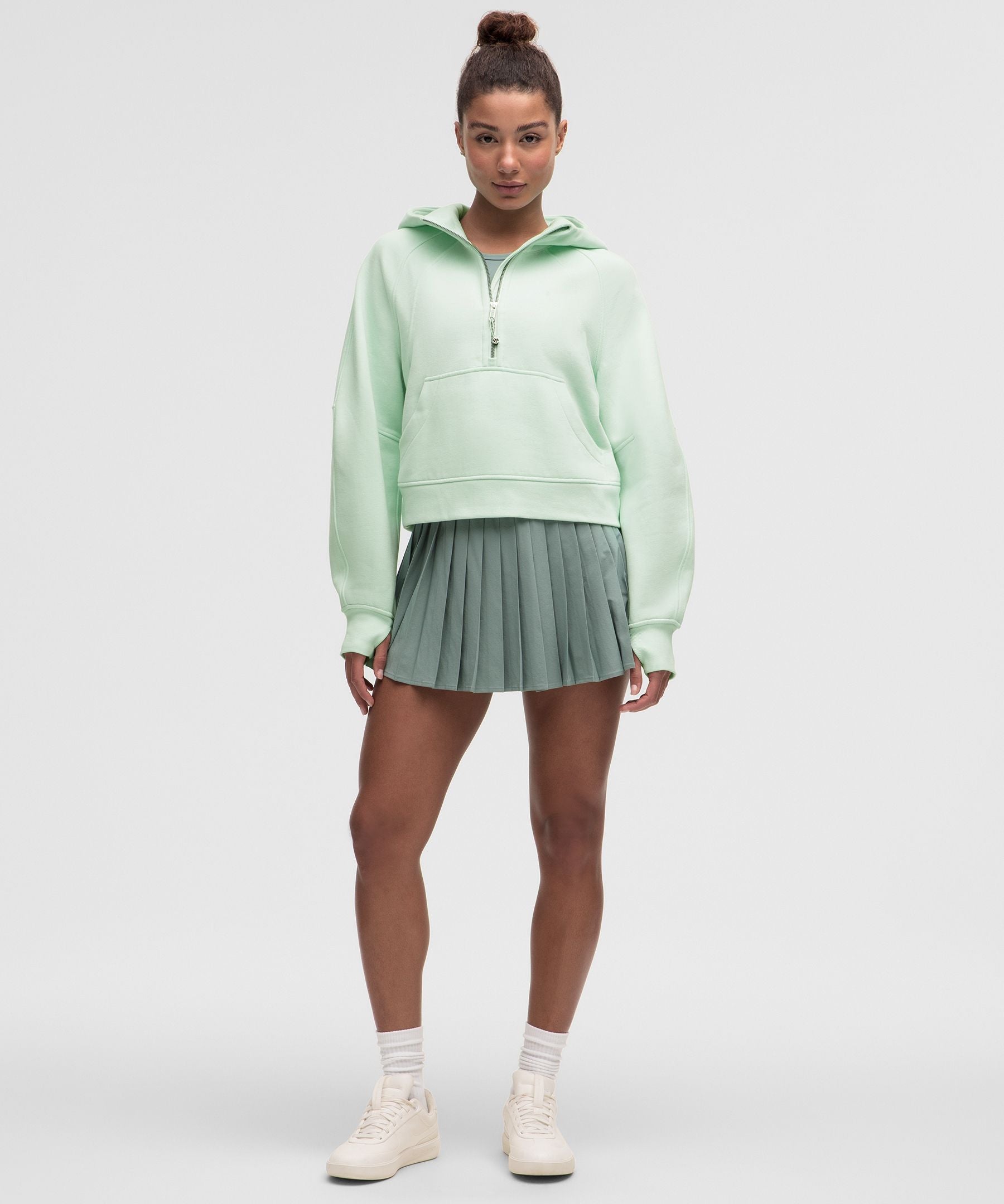 Lululemon Scuba Oversized Half-Zip Hoodie Sea Mist