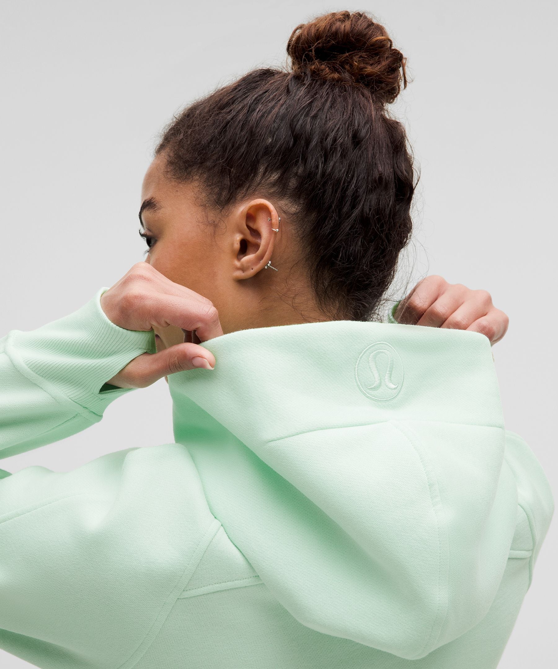 Lululemon Scuba Oversized Half-Zip Hoodie Sea Mist