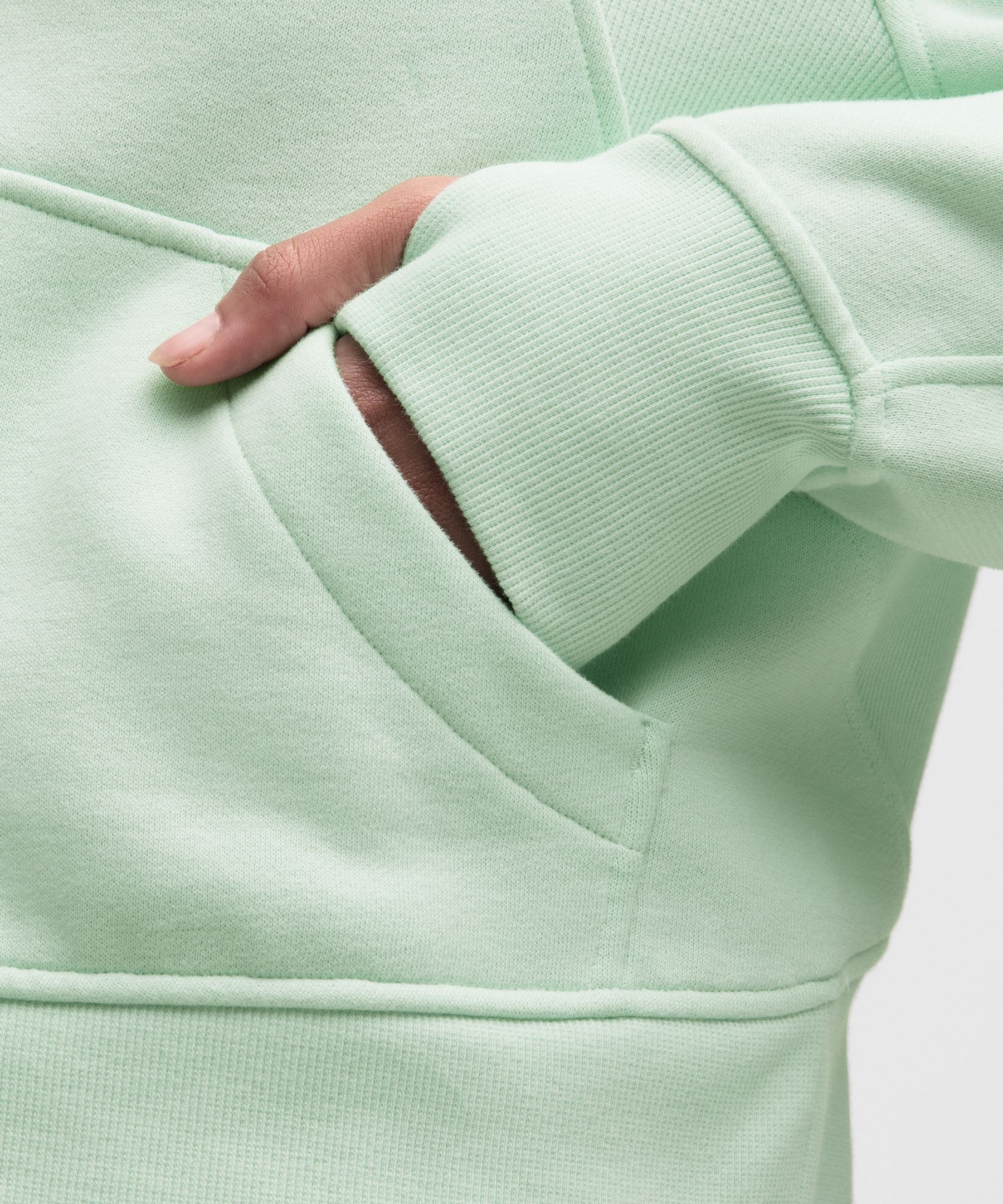 Lululemon Scuba Oversized Half-Zip Hoodie Sea Mist