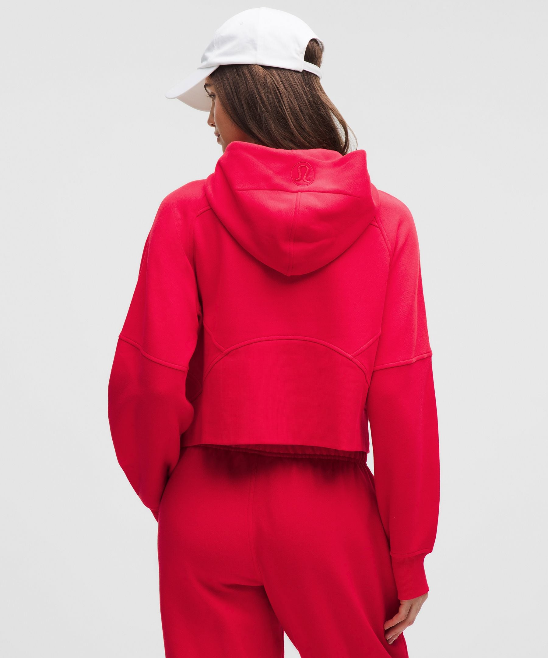 Lululemon Scuba Oversized Half-Zip Hoodie Lulu Red