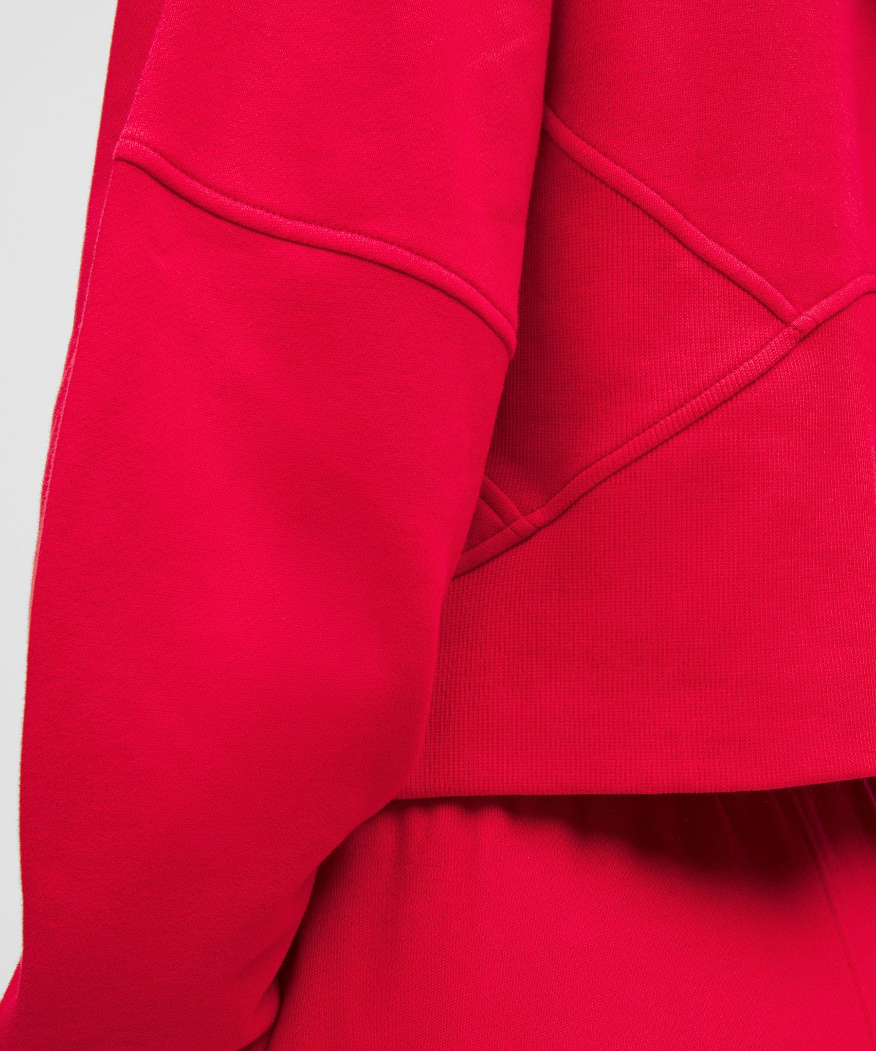 Lululemon Scuba Oversized Half-Zip Hoodie Lulu Red