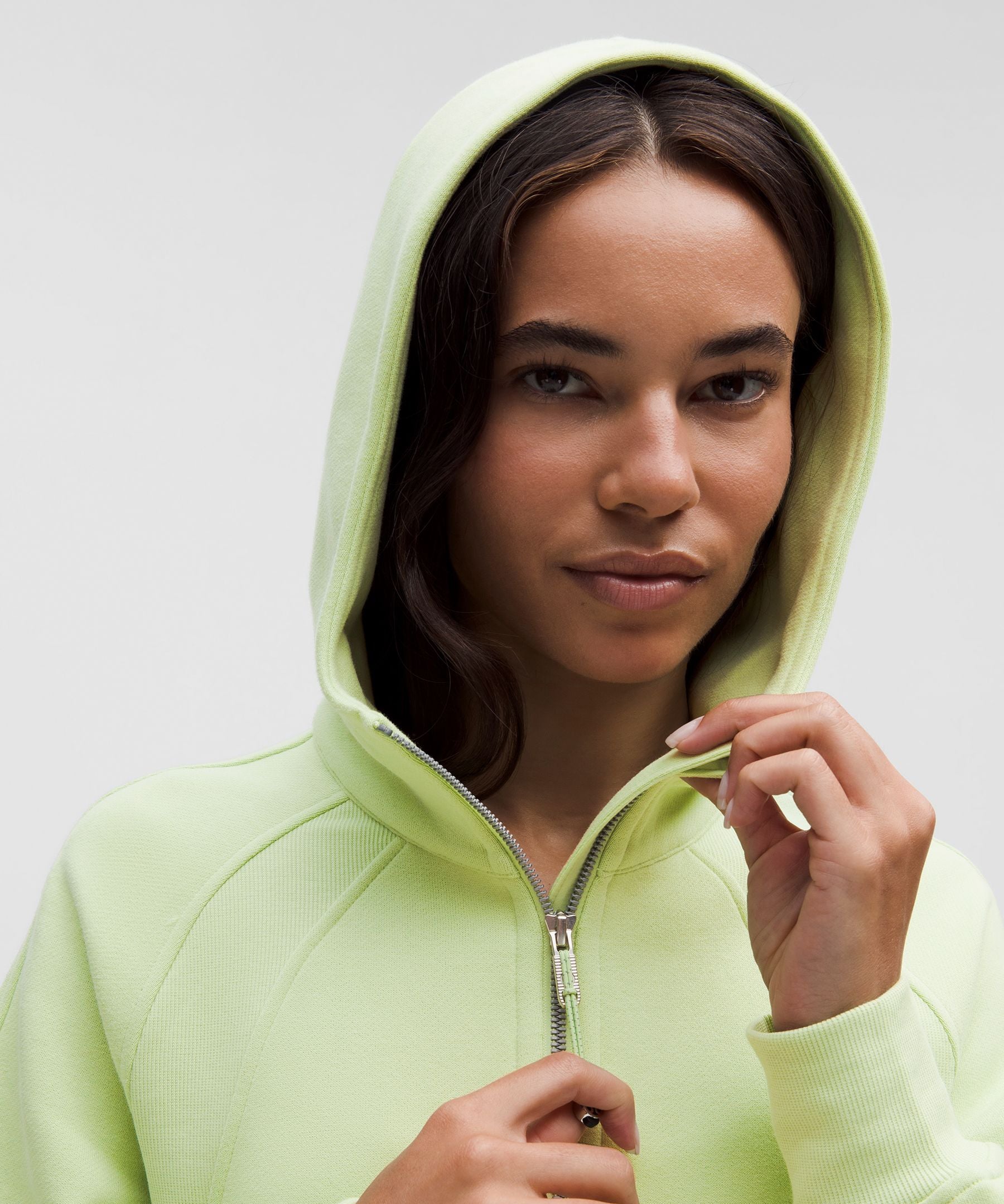 Lululemon Scuba Oversized Half-Zip Hoodie Lemongrass