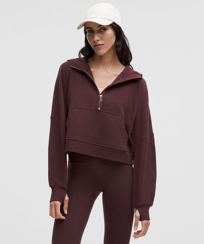 Lululemon Scuba Oversized Half-Zip Hoodie Goodnight Plum