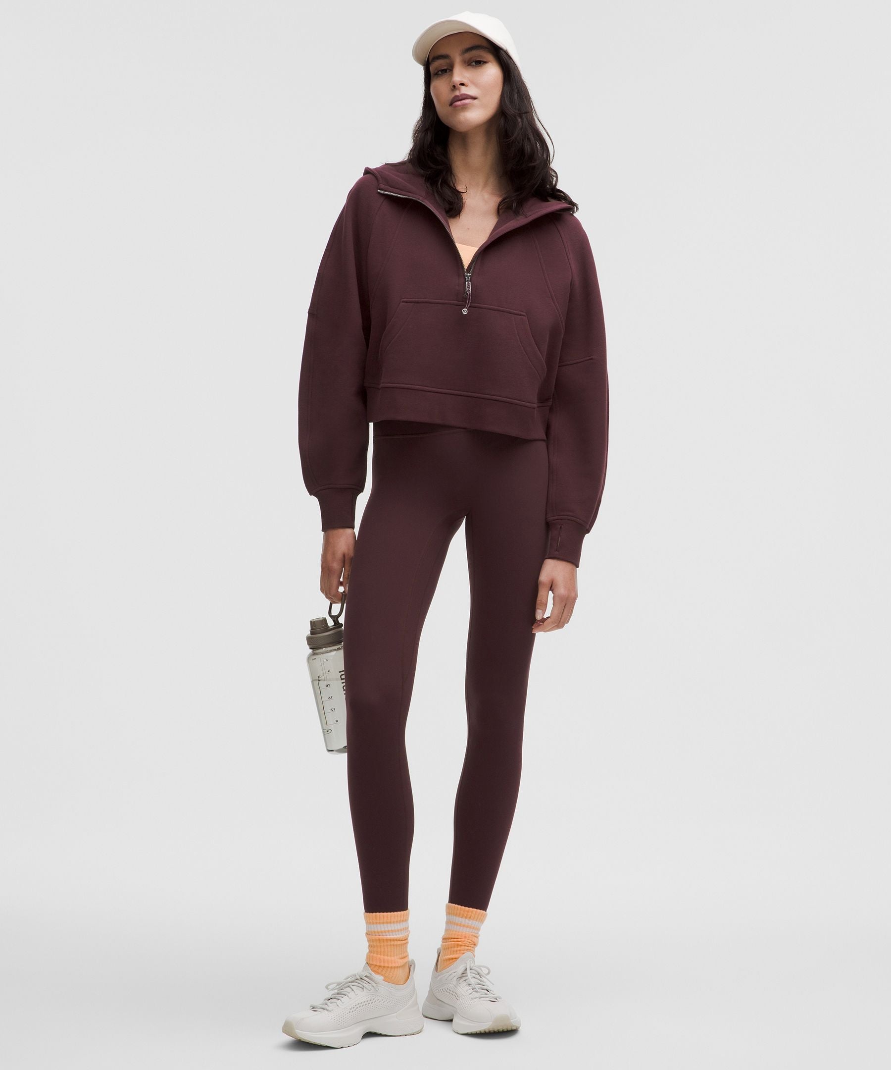 Lululemon Scuba Oversized Half-Zip Hoodie Goodnight Plum