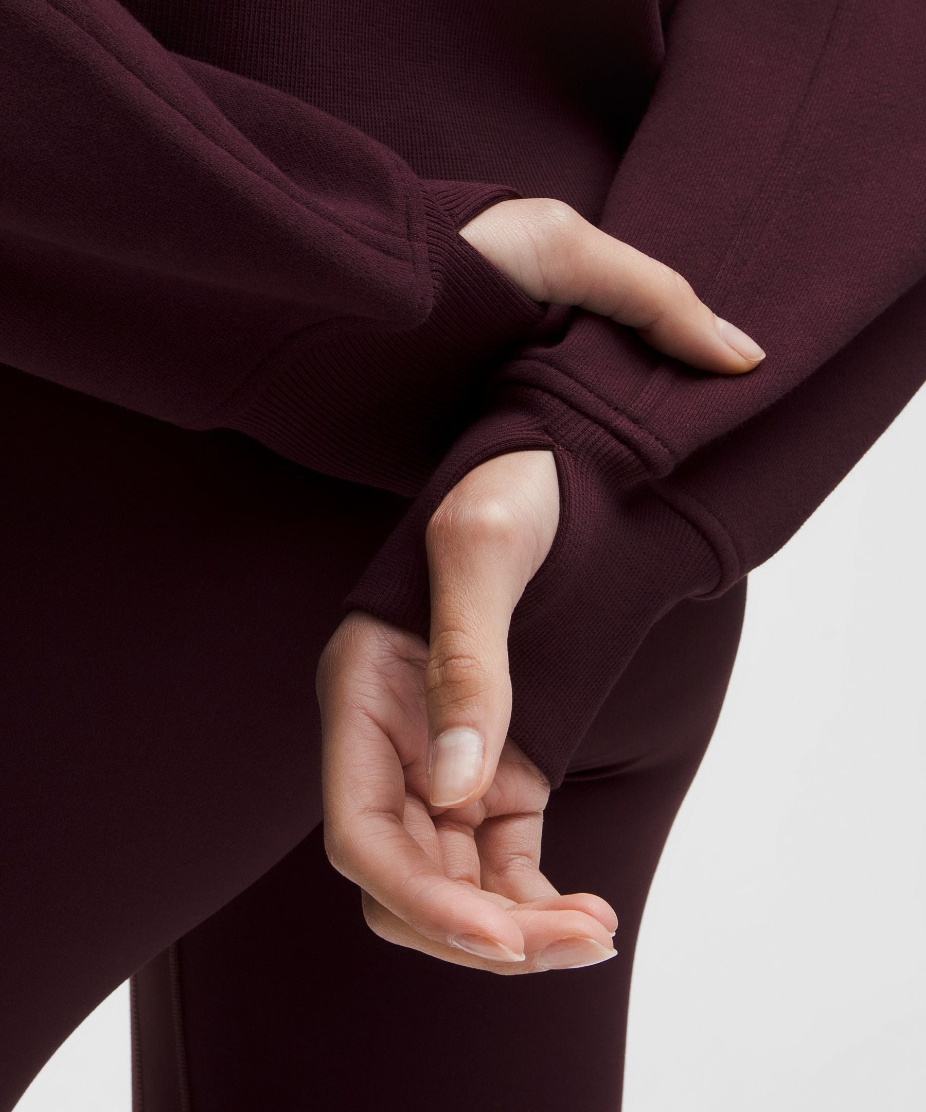 Lululemon Scuba Oversized Half-Zip Hoodie Goodnight Plum