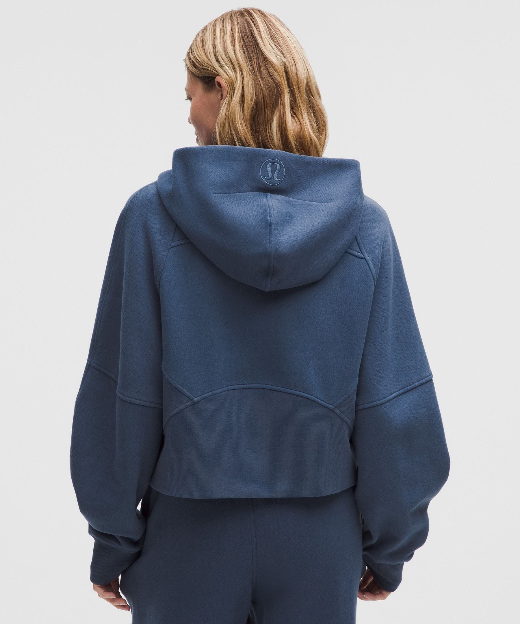 Lululemon Scuba Oversized Half-Zip Hoodie Blue Twill