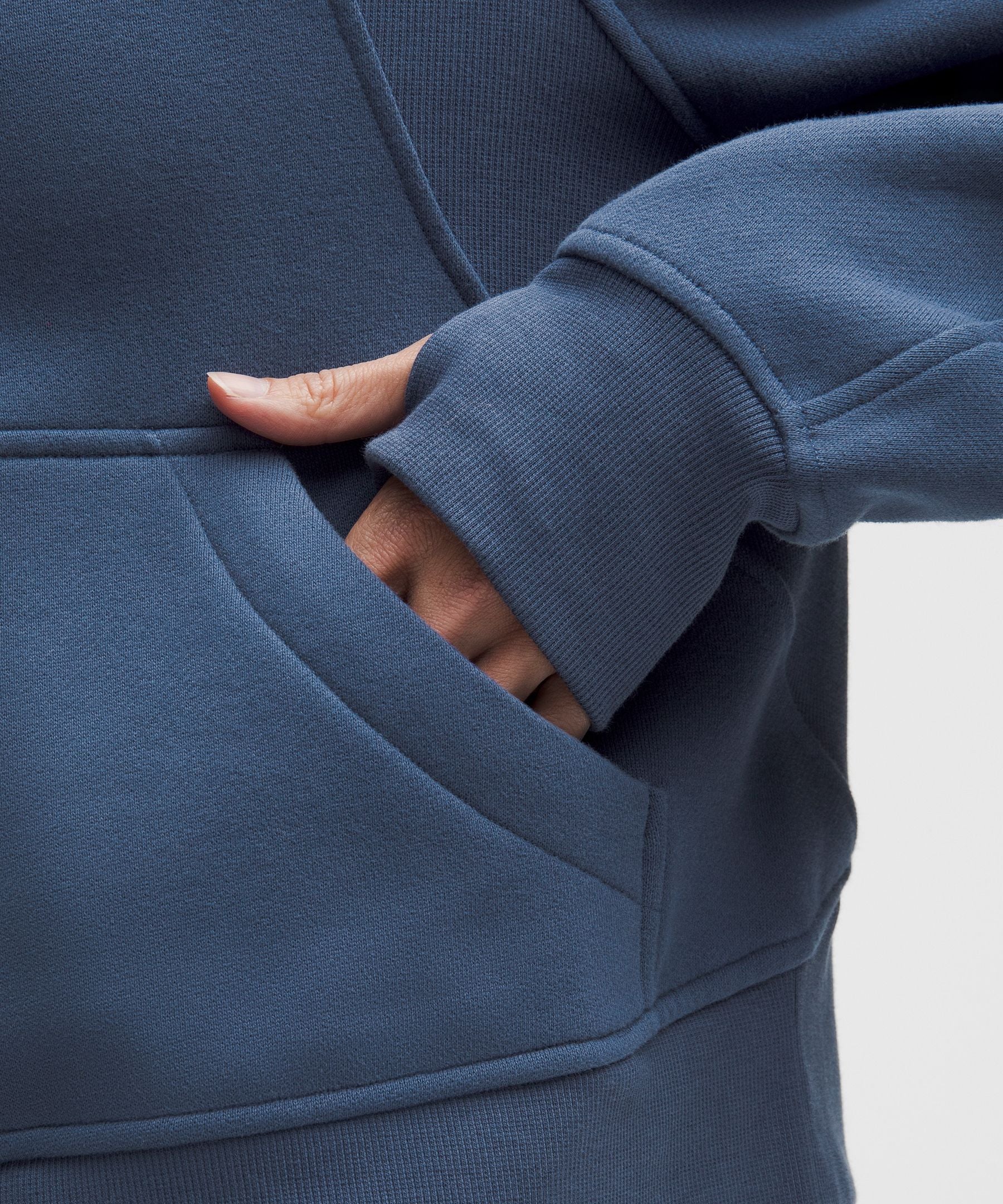 Lululemon Scuba Oversized Half-Zip Hoodie Blue Twill