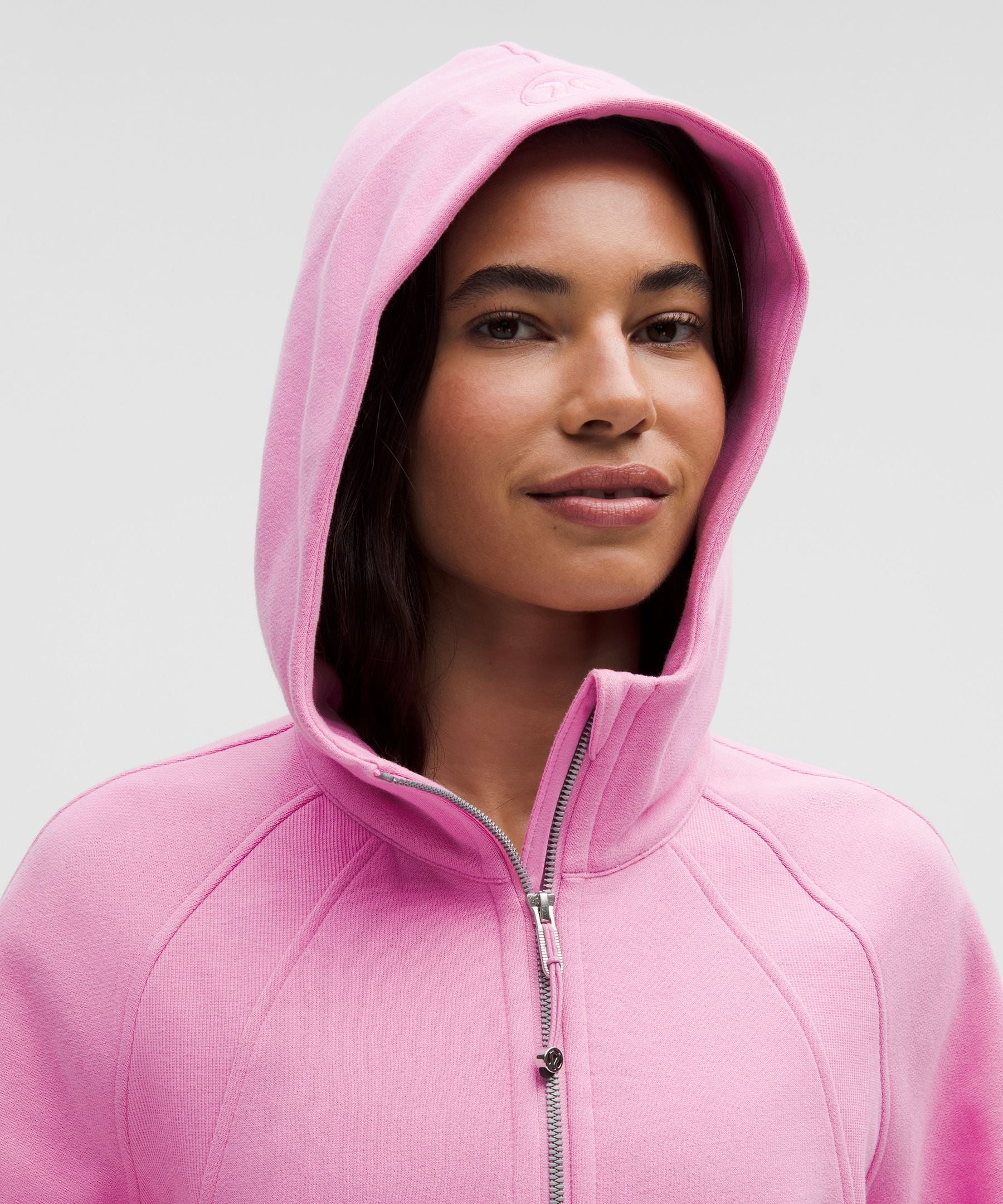 Lululemon Scuba Oversized Half-Zip Hoodie Pink Frosting