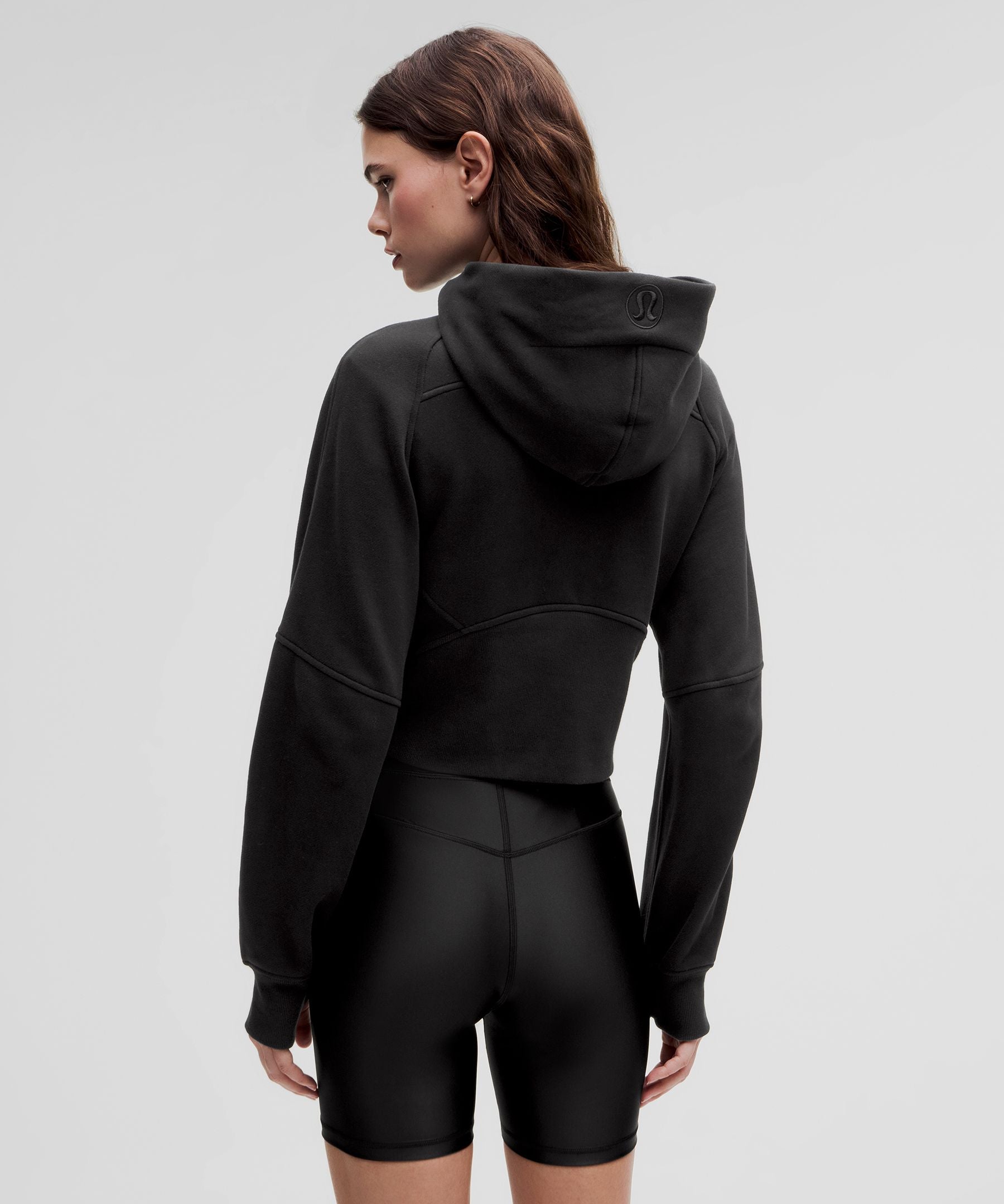 Lululemon Scuba Oversized Half-Zip Hoodie Black/Gold