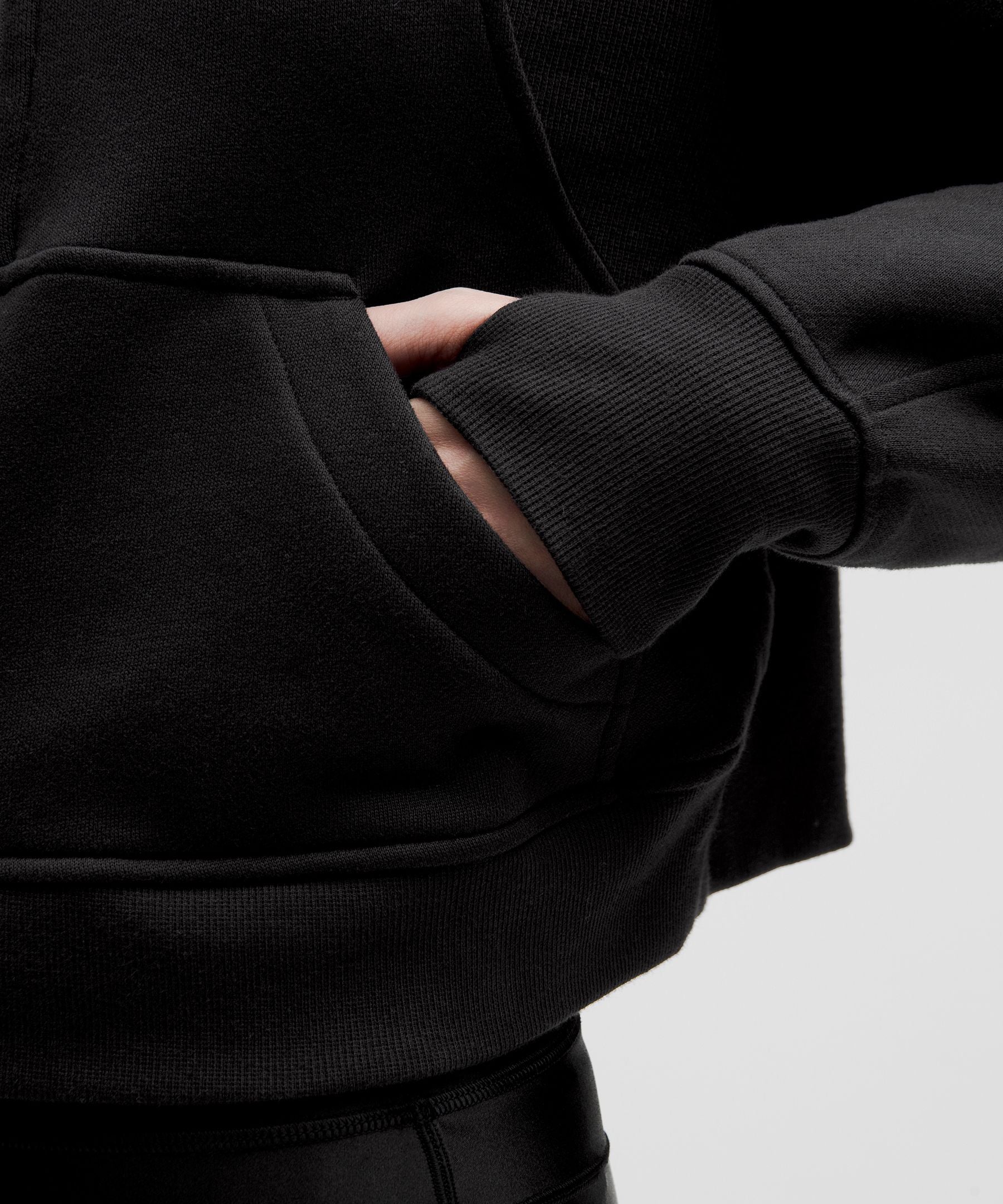 Lululemon Scuba Oversized Half-Zip Hoodie Black/Gold