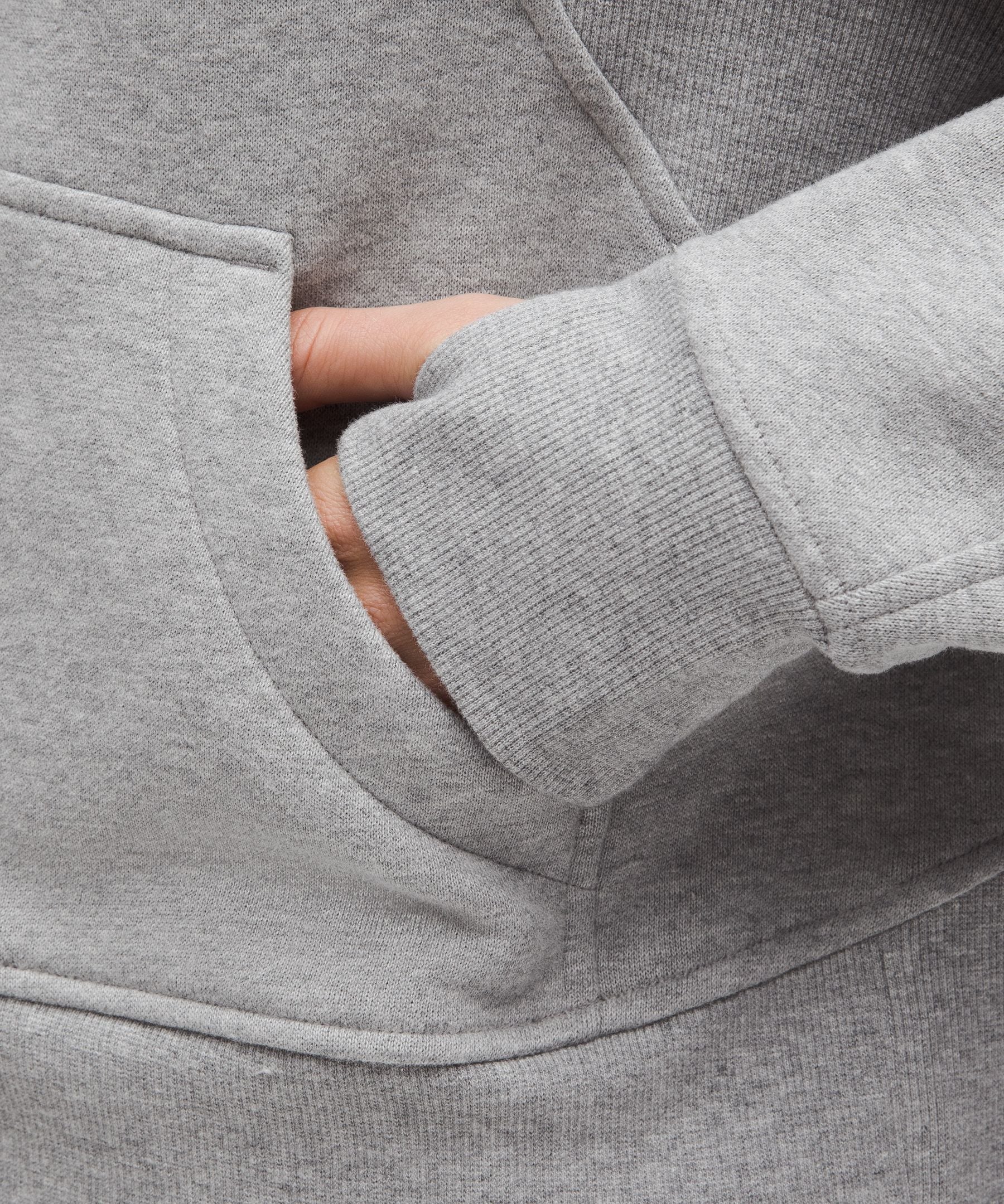 Lululemon Scuba Oversized Half-Zip Hoodie Heathered Core Medium Grey