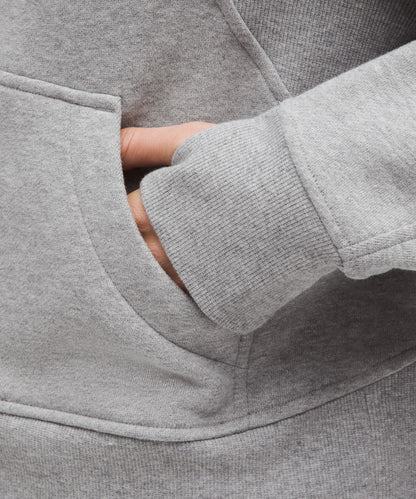 Lululemon Scuba Oversized Half-Zip Hoodie Heathered Core Medium Grey