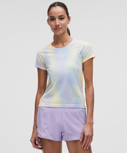 Lululemon Women's Swiftly Tech Short-Sleeve Shirt 2.0 Waist Length *Wash