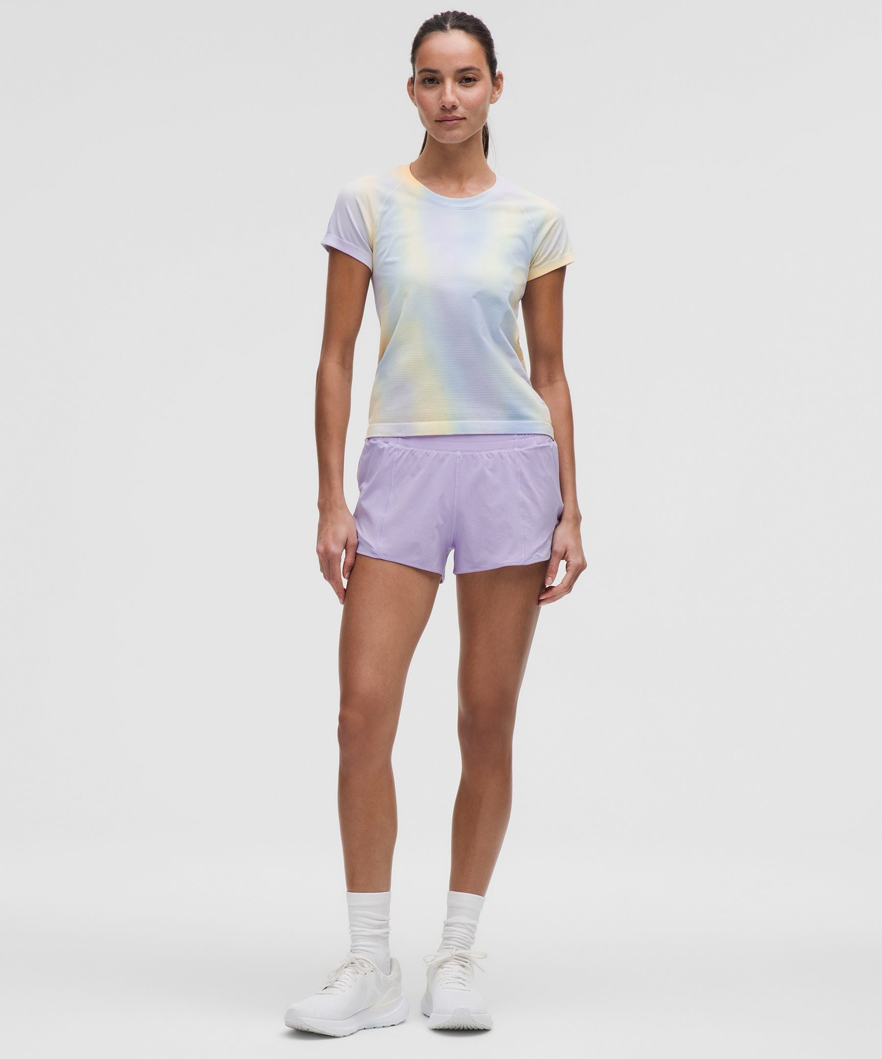Lululemon Women's Swiftly Tech Short-Sleeve Shirt 2.0 Waist Length *Wash