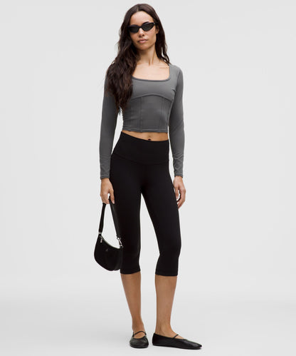 Lululemon Women's Waist-Seamed Nulu Long-Sleeve Shirt