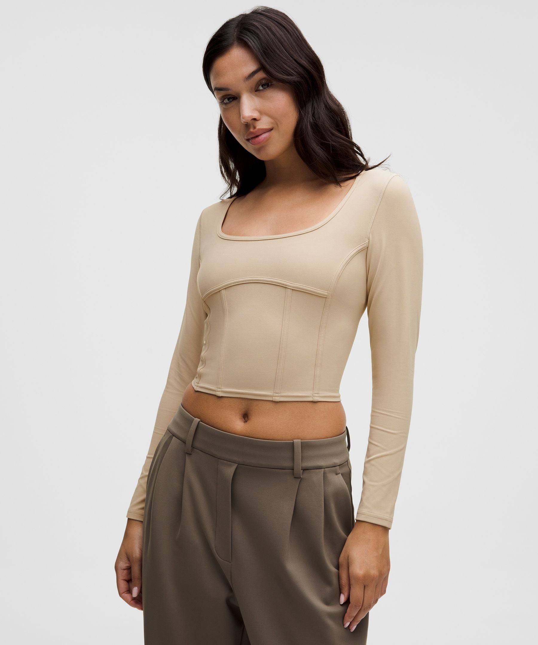 Lululemon Women's Waist-Seamed Nulu Long-Sleeve Shirt