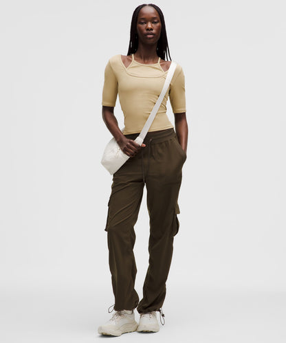 Lululemon Women's Layered-Look Ribbed Short-Sleeve Shirt