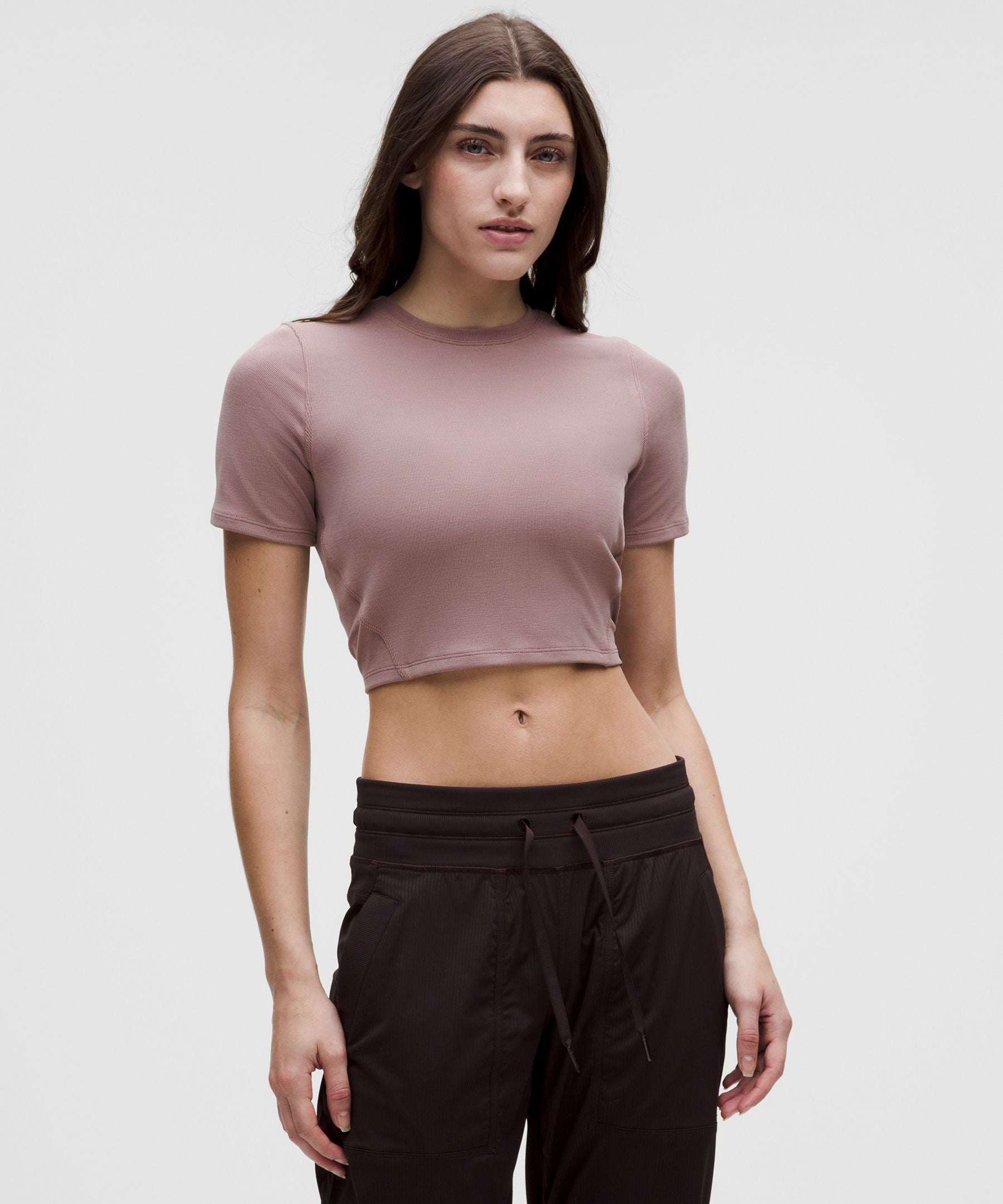 Lululemon Women's Soft Ribbed Keyhole Short-Sleeve Shirt