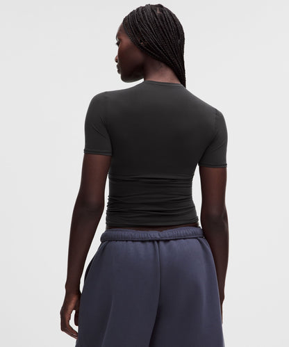 Lululemon Women's Wundermost Ultra-Soft Nulu Hip-Length Crewneck Shirt