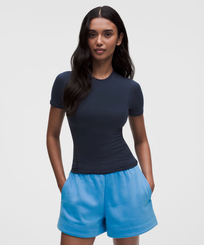 Lululemon Women's Wundermost Ultra-Soft Nulu Hip-Length Crewneck Shirt