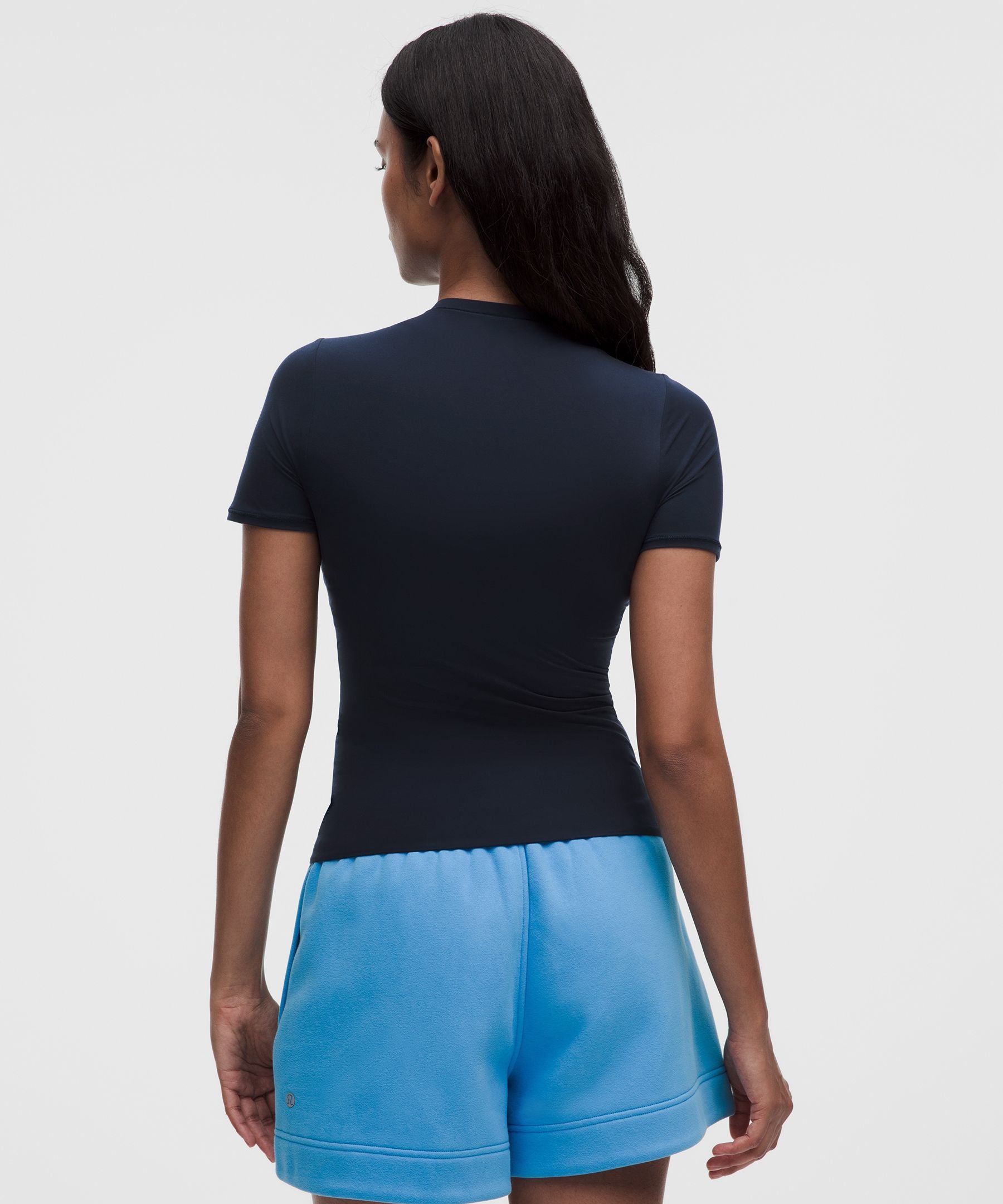 Lululemon Women's Wundermost Ultra-Soft Nulu Hip-Length Crewneck Shirt