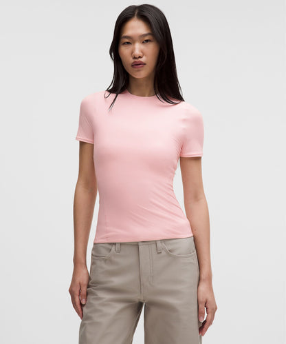 Lululemon Women's Wundermost Ultra-Soft Nulu Hip-Length Crewneck Shirt