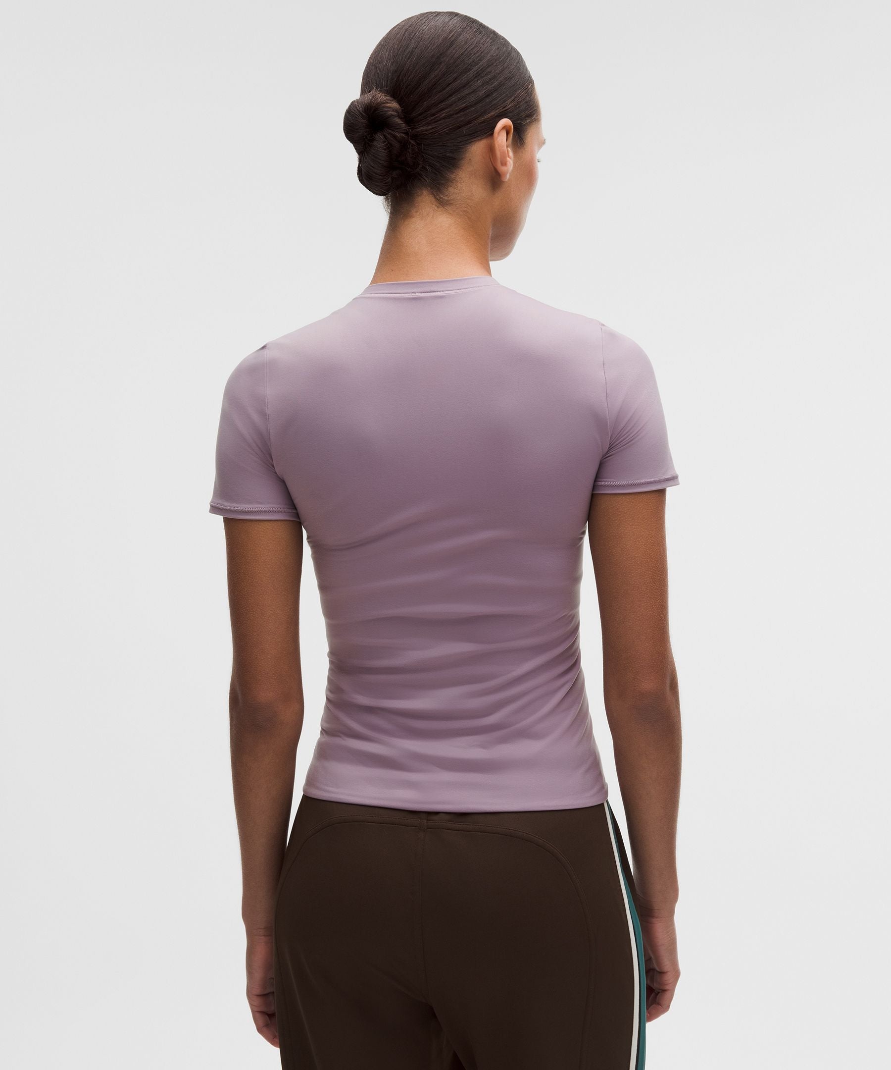 Lululemon Women's Wundermost Ultra-Soft Nulu Hip-Length Crewneck Shirt