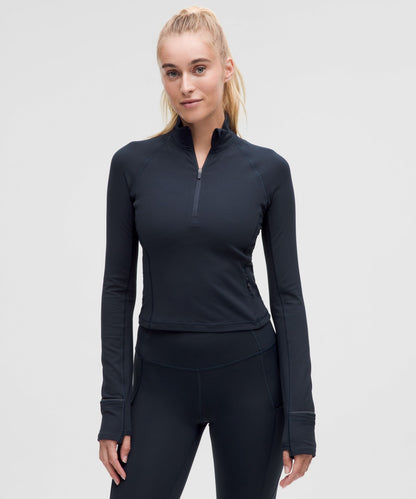 Lululemon Women's It's Rulu Cropped Half Zip *Updated