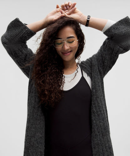 Lululemon Alpaca Wool-Blend Shawl-Collar Cardigan