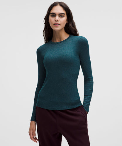Lululemon Women's Hold Tight Long-Sleeve Shirt *Sparkle